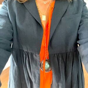 Ulla Johnson Black Linen Blazer Size 6